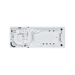 Плавательный гидромассажный спа-бассейн с двумя чашами FSPA IP-007
